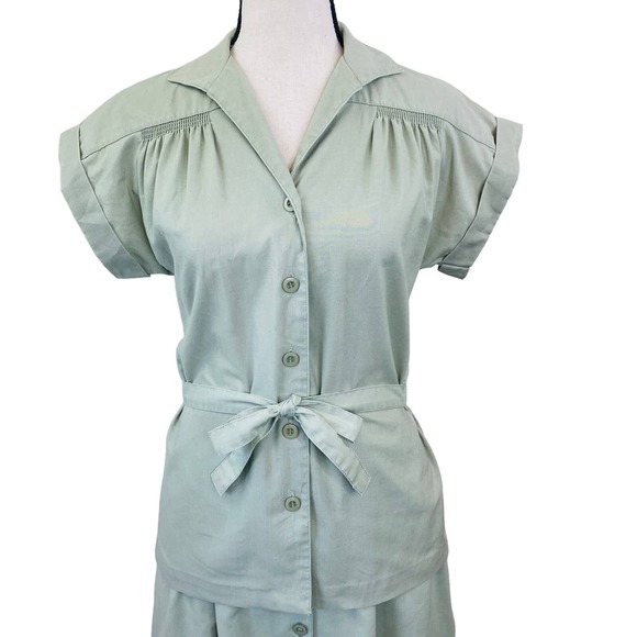 Vintage Bobbie Brooks 2pce Skirt Outfit Womens Small Casual Hipster Twee Casual - Picture 6 of 12